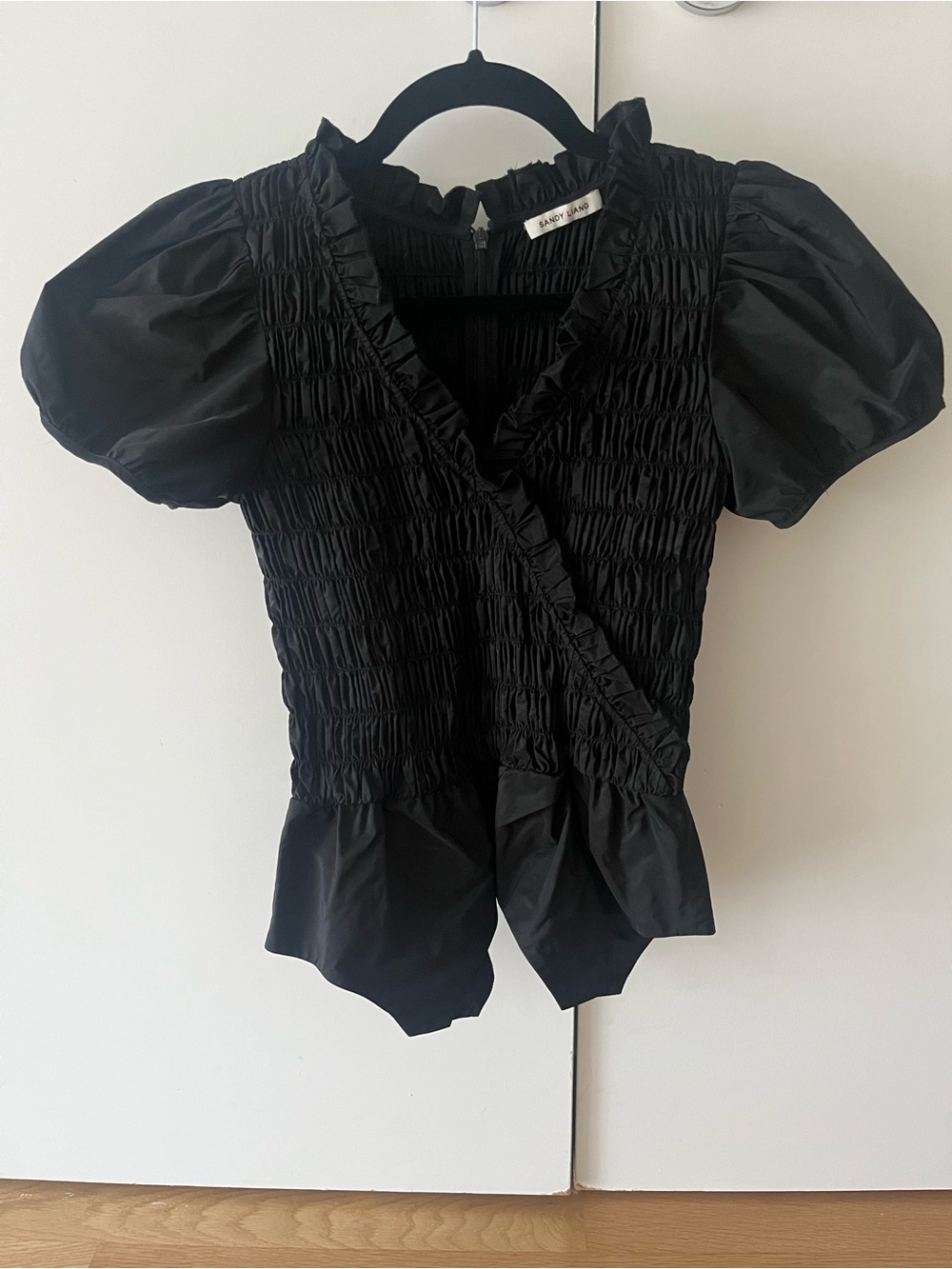 Sandy Liang Ruched Top